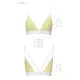 Спортивний топ з подвійними бретелями Passion PS007 TOP L, yellow