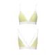 Спортивний топ з подвійними бретелями Passion PS007 TOP XL, yellow