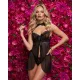 JSY JS228165 Чёрное платье S/M