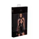 Сукня Noir Handmade F238 Короткое платье из тюля с вставками Powerwetlook, XXL