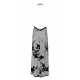 Dress Noir Handmade F312 Divinity, S, чёрный, прозрачный, до пола, с открытой спиной, боковой разрез
