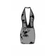 Dress Noir ручной работы F313 Mythos, S, чёрный, прозрачный, мини, с открытой спиной, декор со стразами