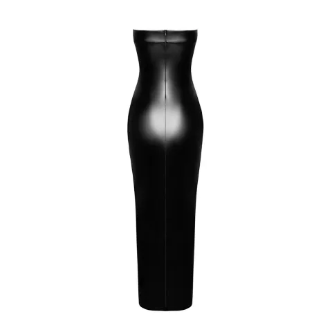 Сукня Noir Handmade F336 Powerwetlook long dress - L