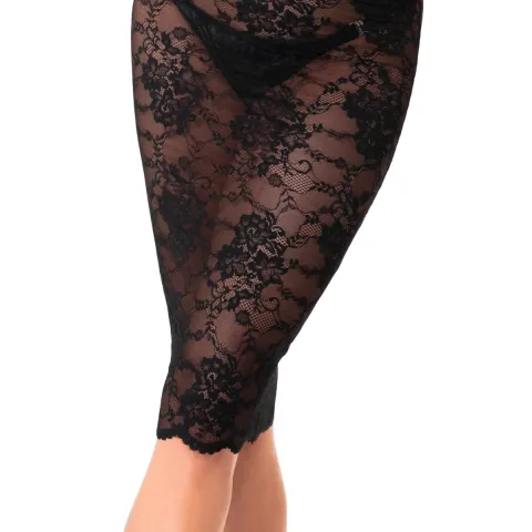 Сукня Noir Handmade F338 Кружевное миди платье — XL