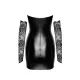 Сукня Noir Handmade F340 платье с перчатками - XL
