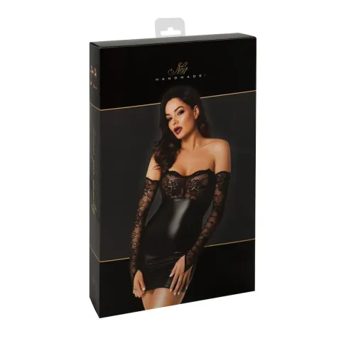 Сукня Noir Handmade F340 платье с перчатками - XL