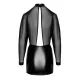 Noir ручной работы F348 Powerwetlook и платье из тюля — 6XL