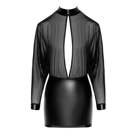 Сукня Noir Handmade F348 Powerwetlook и платье из тюля — XL