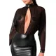 Сукня Noir Handmade F348 Powerwetlook и платье из тюля — XXL