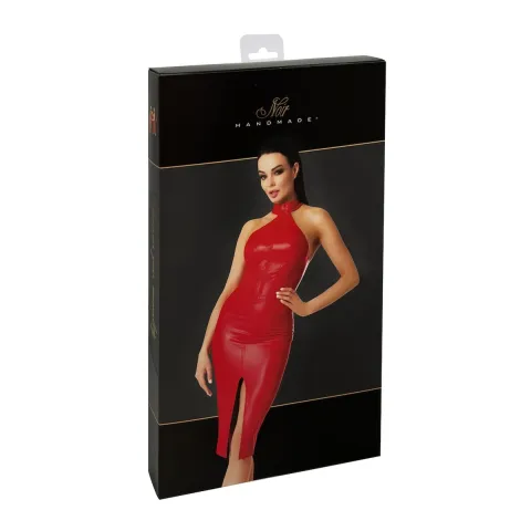 Сукня Noir Handmade F354 Red powerwetlook — S