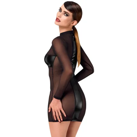 Сукня Noir Handmade F369 Crossfire Mesh и Wetlook Mini dress M
