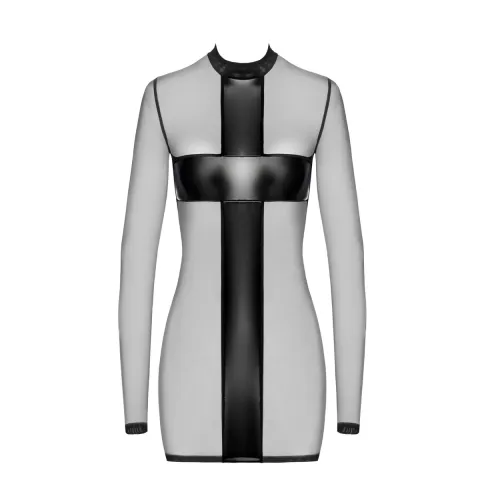 Сукня Noir Handmade F369 Crossfire Mesh и Wetlook Mini Dress S