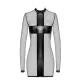 Сукня Noir Handmade F369 Crossfire Mesh и Wetlook Mini Dress S