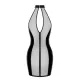 Сукня Noir Handmade F370 Luxuria Crystal Sheer Mini Dress L