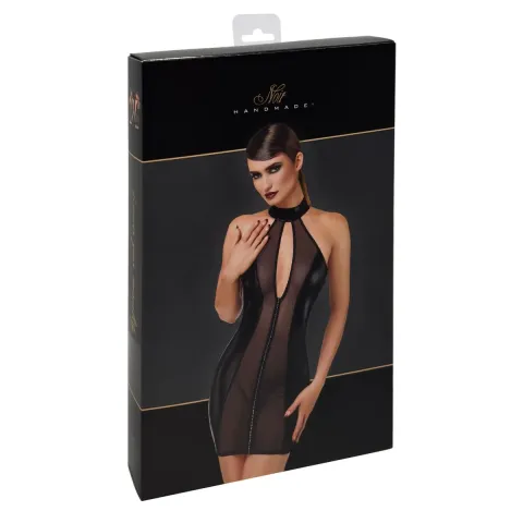 Сукня Noir Handmade F370 Luxuria Crystal Sheer Mini Dress L