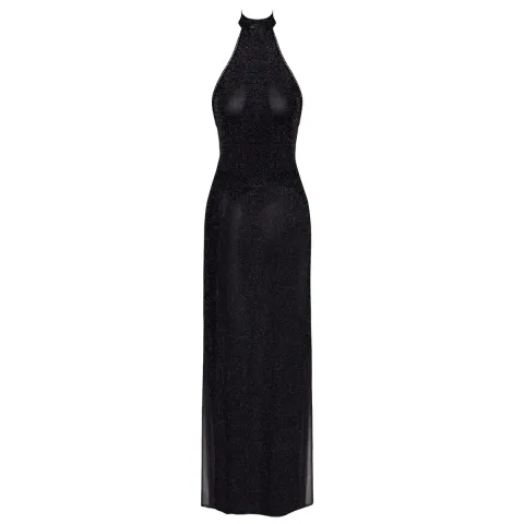 Сукня Noir Handmade F372 Onyx Twin-slit Long dress XL