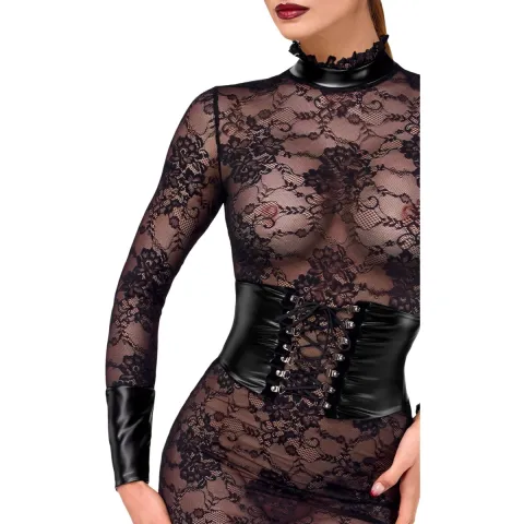 Сукня Noir Handmade F375 Noirelle Lace Corset Midi платье S