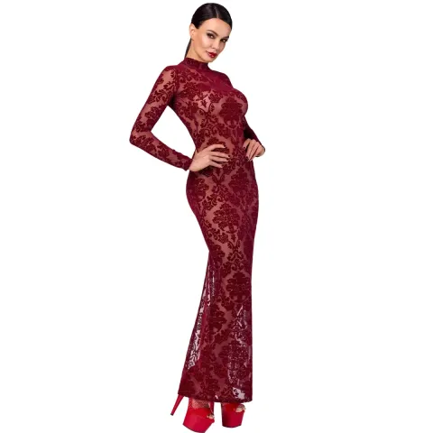 Сукня Noir Handmade F383 Kink Royal gown/long dress XS