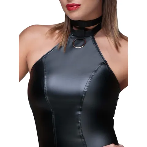 Сукня-олівець с мокрим эффектом Noir Handmade F160 Powerwetlook Pencil Dress, XL