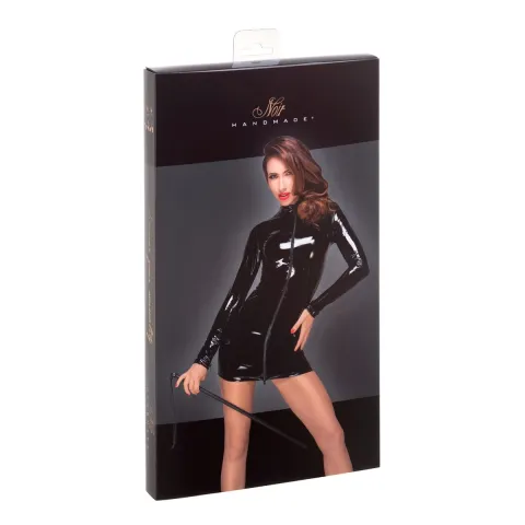 Мокрое платье Noir Handmade F187 из ПВХ мини-платье, S