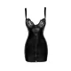 Платье с эффектом мокрого эффекта Noir Handmade F254 Powerwetlook мини-платье, XL