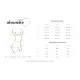Тедди Obsessive Lobellis, XL/2XL, черный, лиф с мягкими чашками, открытая спина, нижняя часть — стринги
