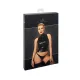 Top Noir Handmade F324 Glam, L, чёрный, с недоуздой, на молнии, виниловые вставки, стоячий воротник