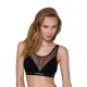 Топ с прозрачной вставкой Passion PS002 TOP S, черный