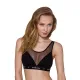 Топ с прозрачной вставкой Passion PS002 TOP XL, черный
