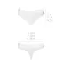 Хлопковые трусики-бразилиана Passion PS005 PANTIES M, белые