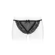 Трусики-стрінги з перлинною ниткою Fashion Secret KATIA Black