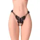 Трусики з перлинами Fashion Secret Natasha Black