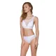Трусики с прозрачной вставкой Passion PS002 PANTIES L, белые