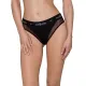 Трусики с прозрачной вставкой Passion PS002 PANTIES S, черные