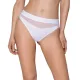 Трусики с прозрачной вставкой Passion PS006 PANTIES M, белые