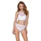 Трусики с прозрачной вставкой Passion PS006 PANTIES M, белые