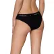 Трусики с прозрачной вставкой Passion PS006 PANTIES S, черные