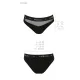 Трусики с прозрачной вставкой Passion PS006 PANTIES S, черные