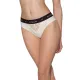 Трусики с широкой резинкой и кружевом Passion PS001 PANTIES L, экрю