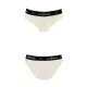 Трусики с широкой резинкой и кружевом Passion PS001 PANTIES L, экрю