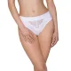 Трусики с широкой резинкой и кружевом Passion PS001 PANTIES L, белые