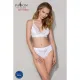 Трусики с широкой резинкой и кружевом Passion PS001 PANTIES L, белые