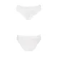 Трусики с широкой резинкой и кружевом Passion PS001 PANTIES L, белые