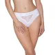 Трусики з широкою гумкою і мереживом Passion PS001 PANTIES M, white