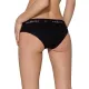 Трусики с широкой резинкой и кружевом Passion PS001 PANTIES S, черные