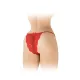 Трусики с открытым дизайном Fashion Secret Cindy Red, кружево с бантиком