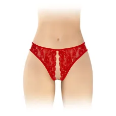 Трусики з відкритим доступом Fashion Secret Victoria Red, мереживо