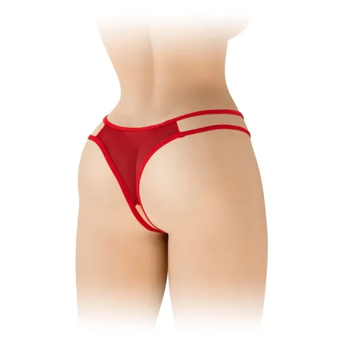 Трусики з відкритим доступом Fashion Secret Victoria Red, мереживо
