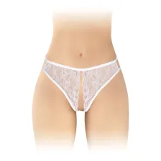 Трусики з відкритим доступом Fashion Secret Victoria White, мереживо