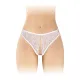 Трусики с открытым вырезом Fashion Secret Victoria White, кружево